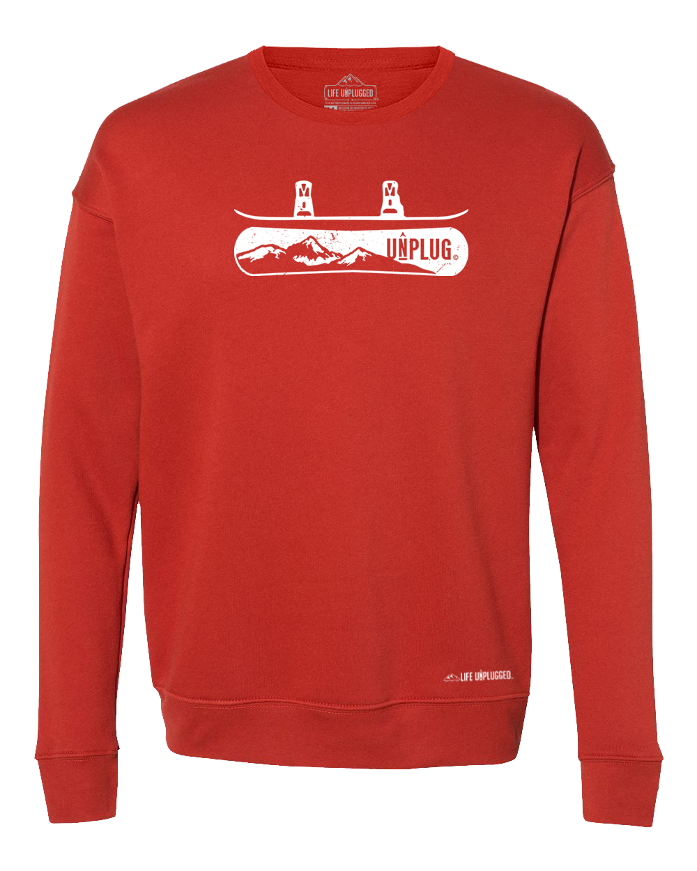 Snowboarding Midweight Super Soft Crewneck Sweatshirt