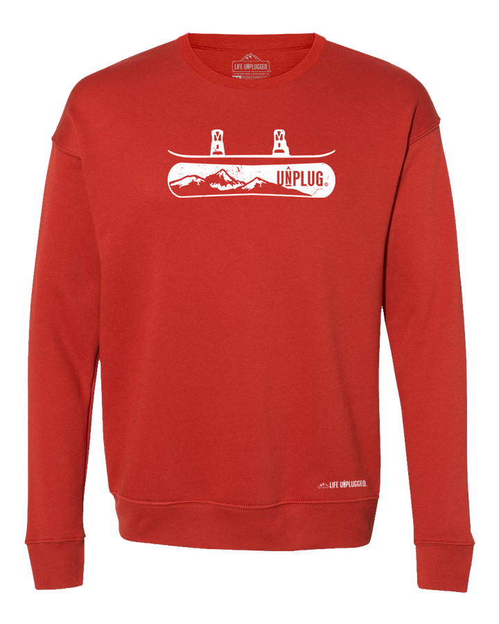 Snowboarding Midweight Super Soft Crewneck Sweatshirt