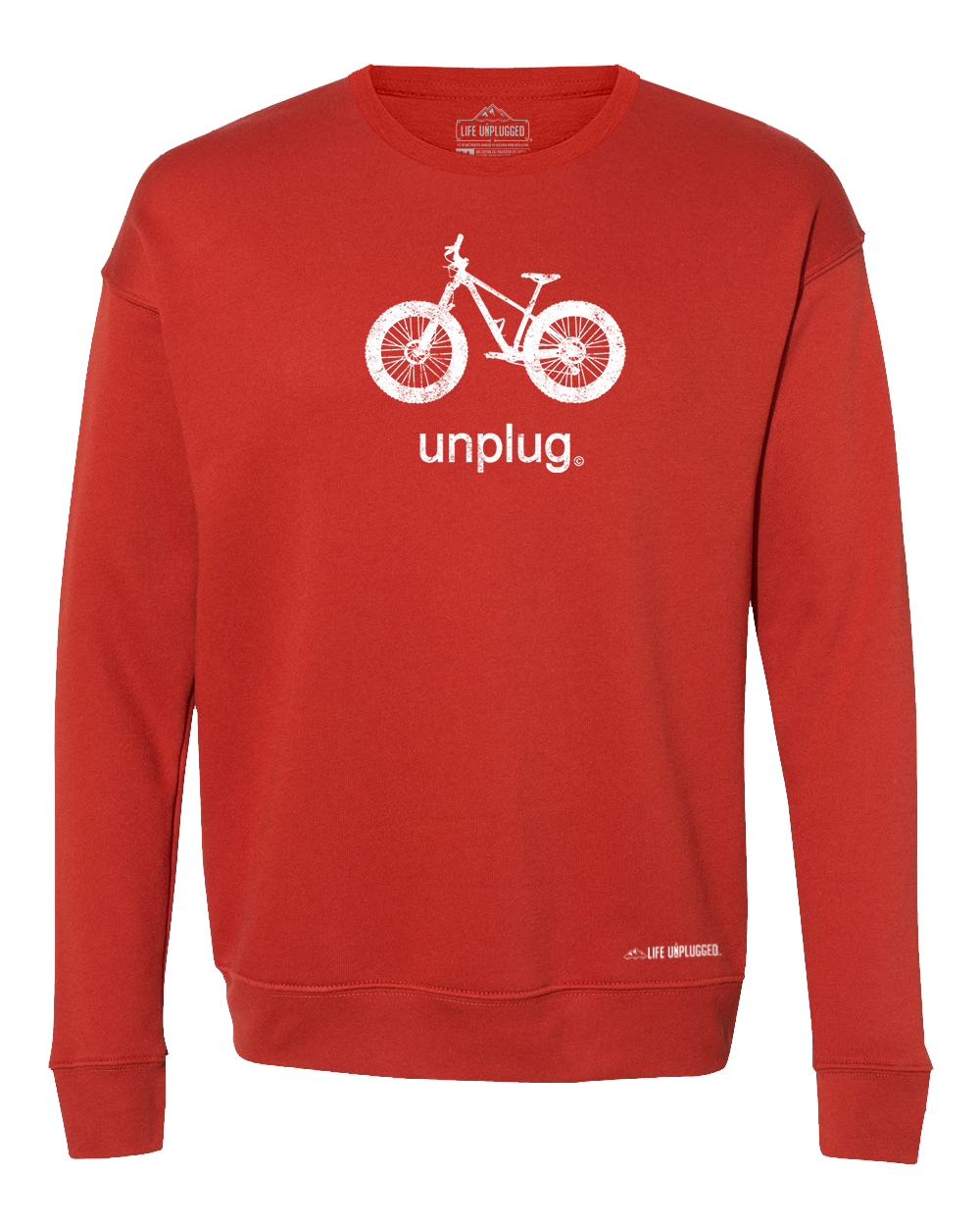 Fat Tire Bike Midweight Super Soft Crewneck Sweatshirt