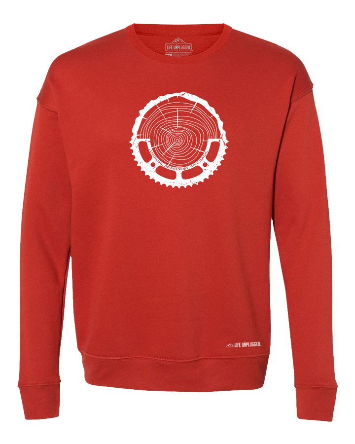 Tree Rings Chainring Midweight Super Soft Crewneck Sweatshirt