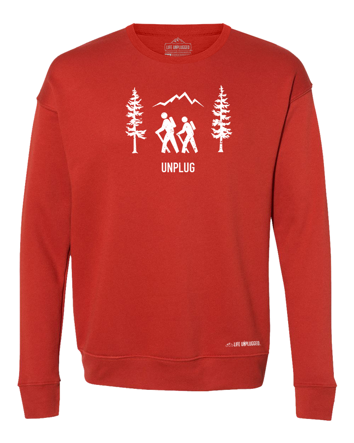 Hiking Scene Midweight Super Soft Crewneck Sweatshirt