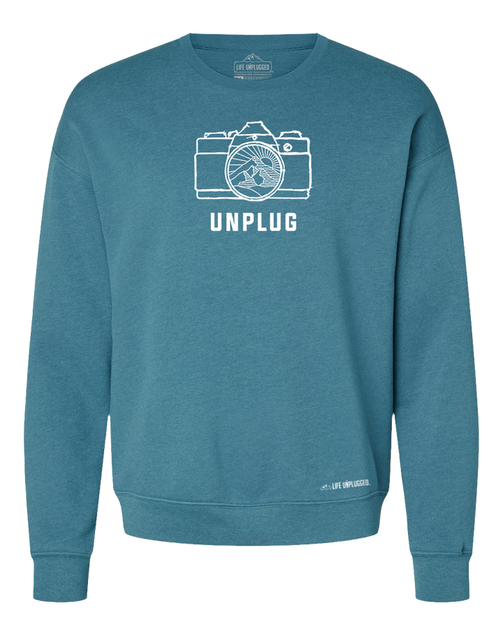 Camera Mountain Lens Midweight Super Soft Crewneck Sweatshirt