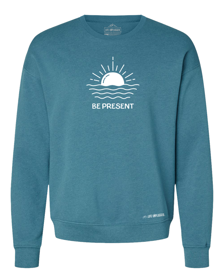 Ocean Sunset Midweight Super Soft Crewneck Sweatshirt