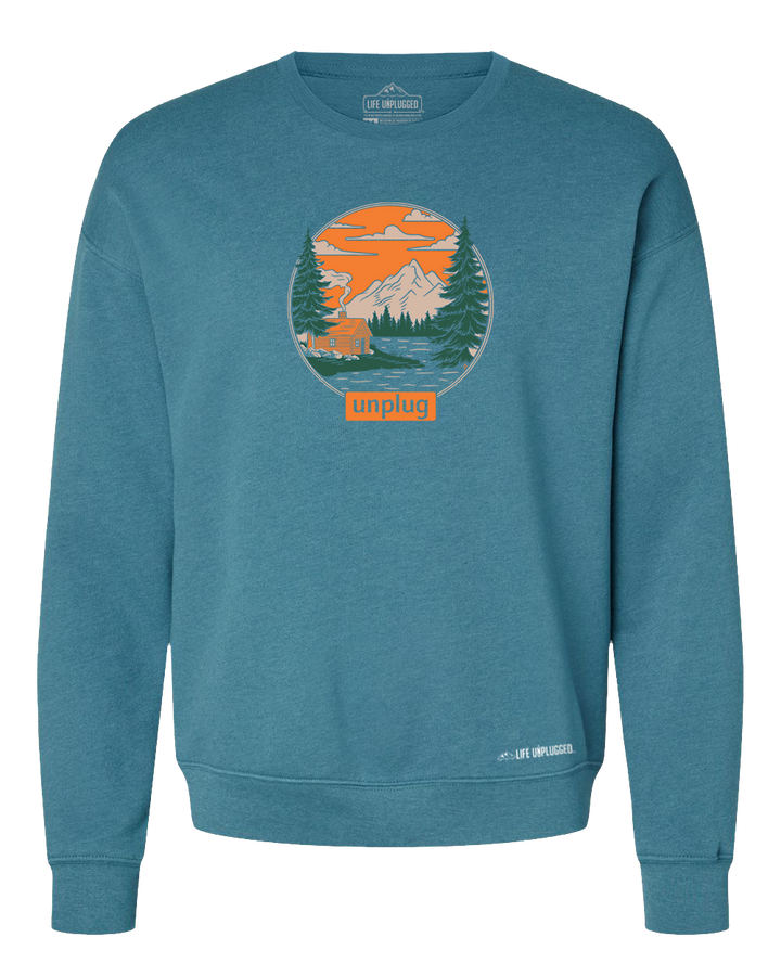 LIMITED DROP! Rustic Mountain Retreat Midweight Super Soft Crewneck Sweatshirt