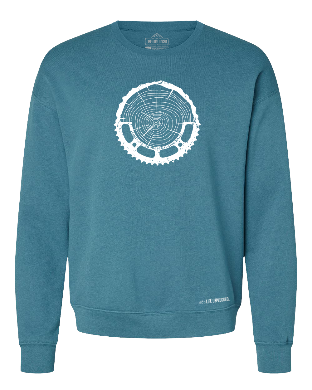 Tree Rings Chainring Midweight Super Soft Crewneck Sweatshirt