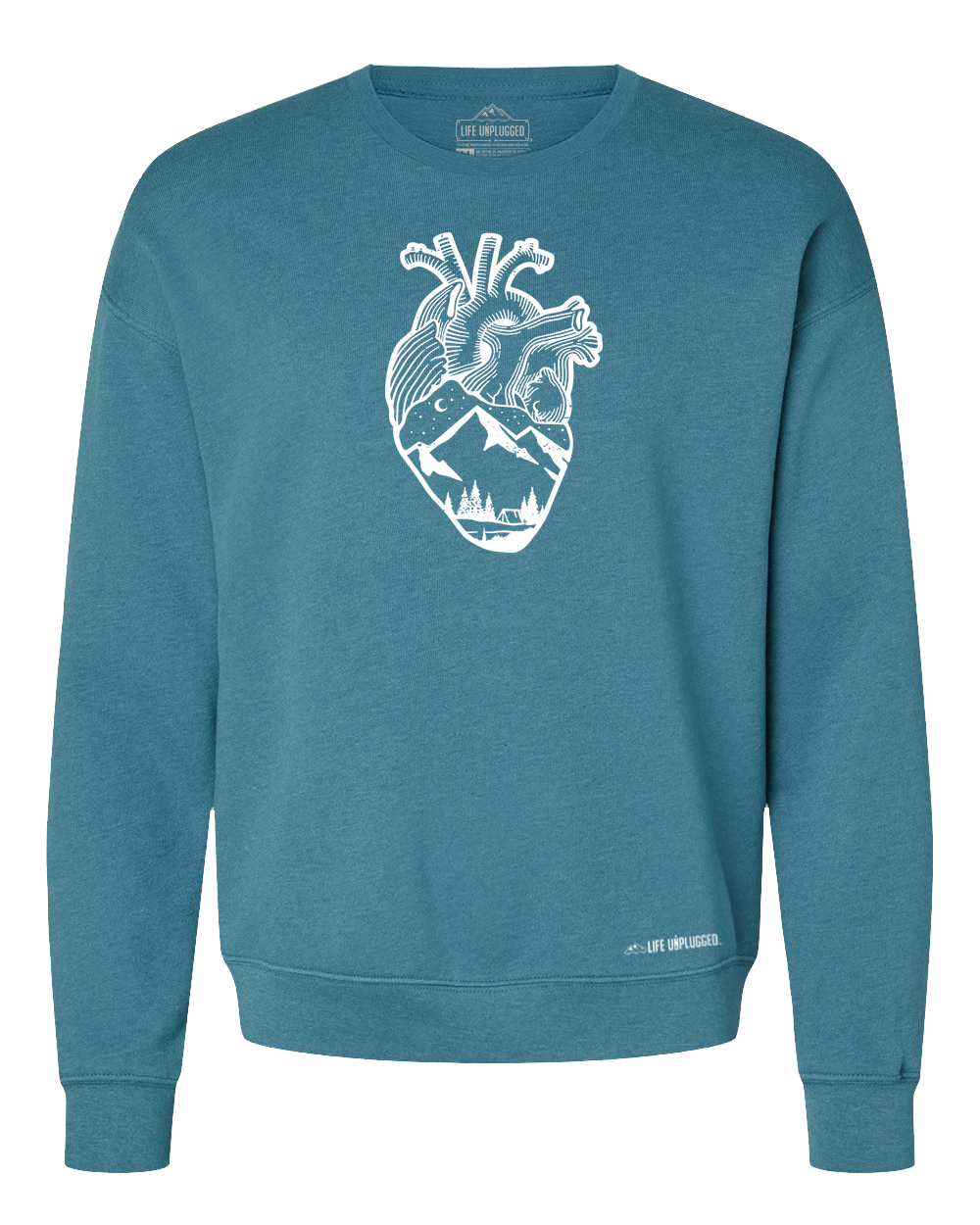 Anatomical Heart (Full Chest) Midweight Super Soft Crewneck Sweatshirt