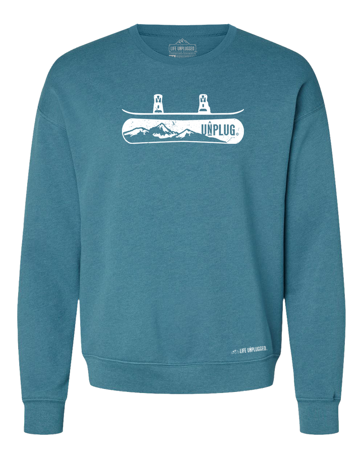 Snowboarding Midweight Super Soft Crewneck Sweatshirt