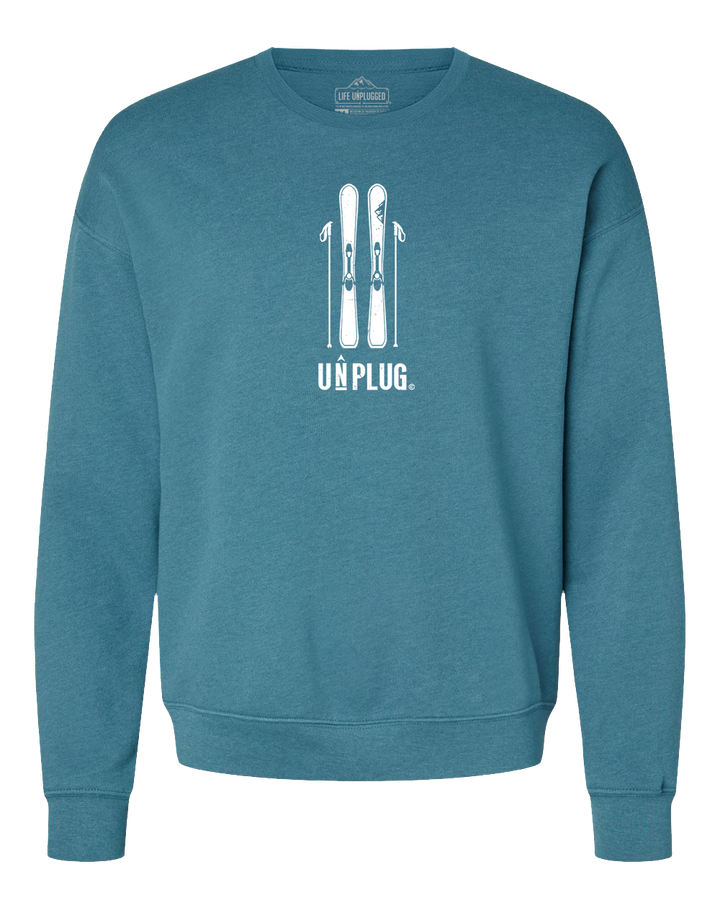 Skiing Midweight Super Soft Crewneck Sweatshirt