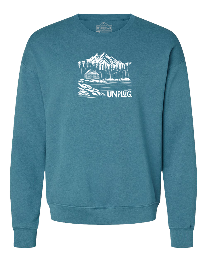 Cabin In The Woods Midweight Super Soft Crewneck Sweatshirt