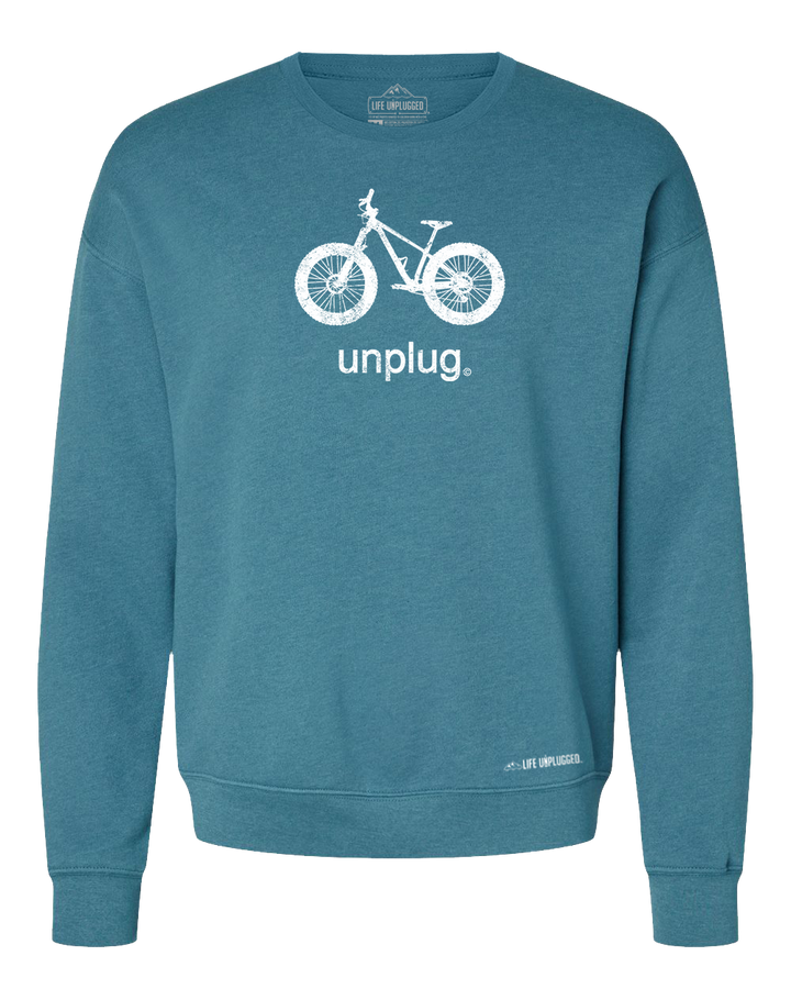 Fat Tire Bike Midweight Super Soft Crewneck Sweatshirt