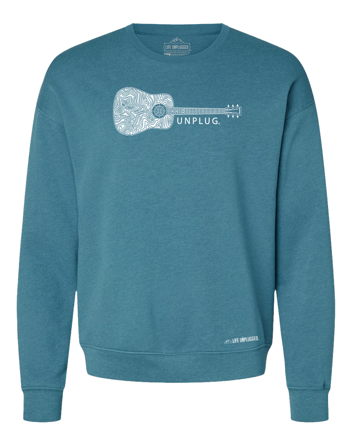 Guitar Midweight Super Soft Crewneck Sweatshirt