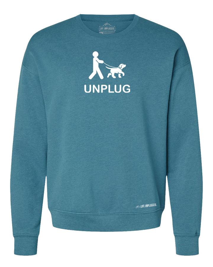 Dog Walking Midweight Super Soft Crewneck Sweatshirt