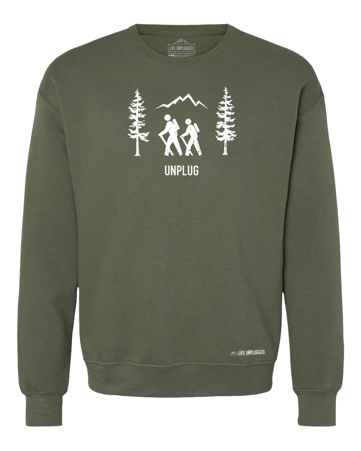 Hiking Scene Midweight Super Soft Crewneck Sweatshirt