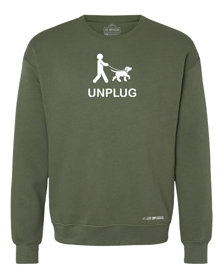 Dog Walking Midweight Super Soft Crewneck Sweatshirt