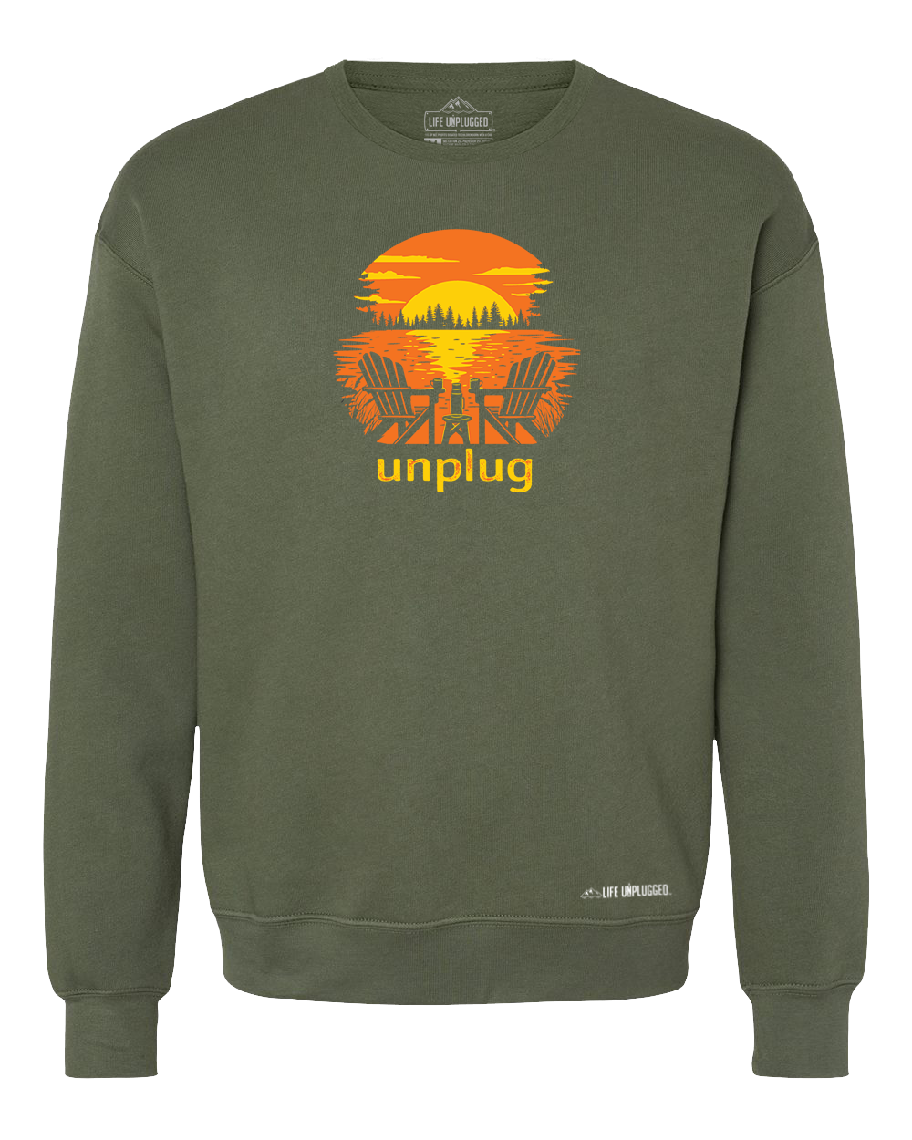 LIMITED DROP! Chairs at Sunset Midweight Super Soft Crewneck Sweatshirt