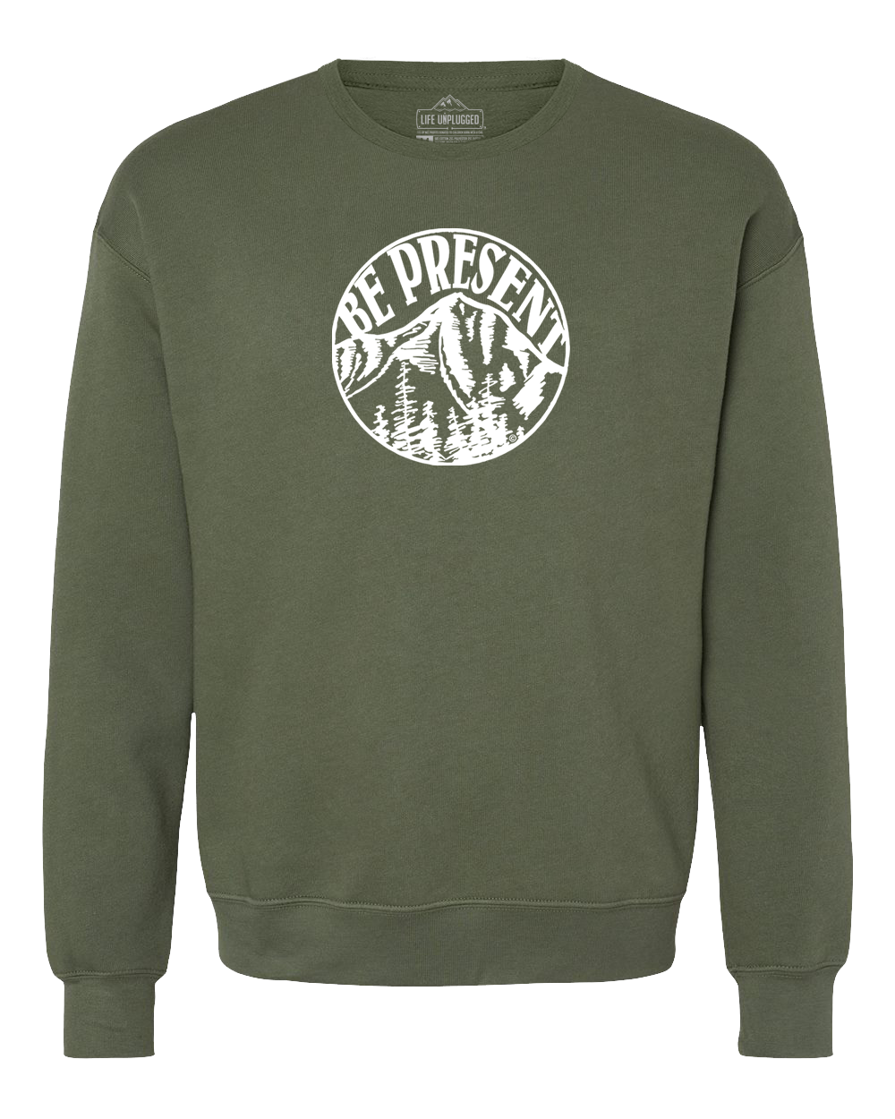 Be Present Mountain Midweight Super Soft Crewneck Sweatshirt