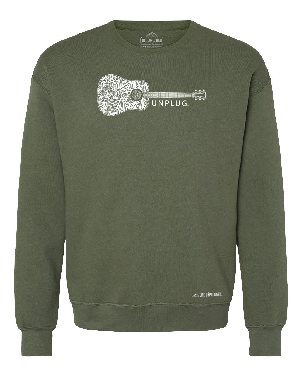 Guitar Midweight Super Soft Crewneck Sweatshirt