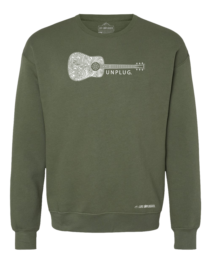 Guitar Midweight Super Soft Crewneck Sweatshirt