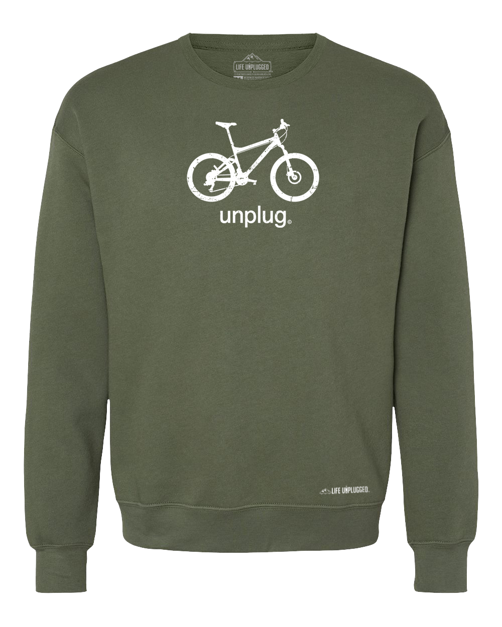 Mountain Bike Midweight Super Soft Crewneck Sweatshirt