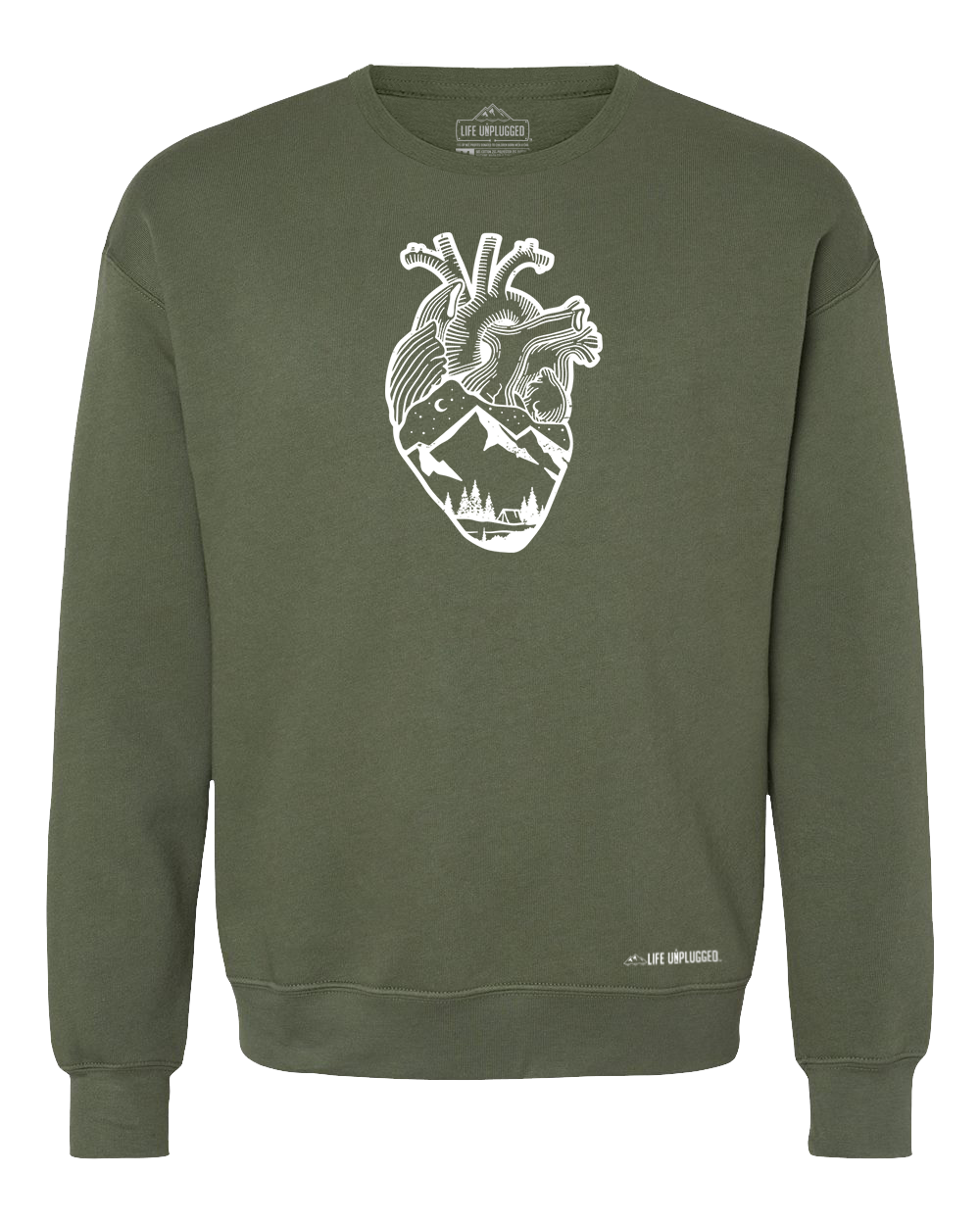 Anatomical Heart (Full Chest) Midweight Super Soft Crewneck Sweatshirt