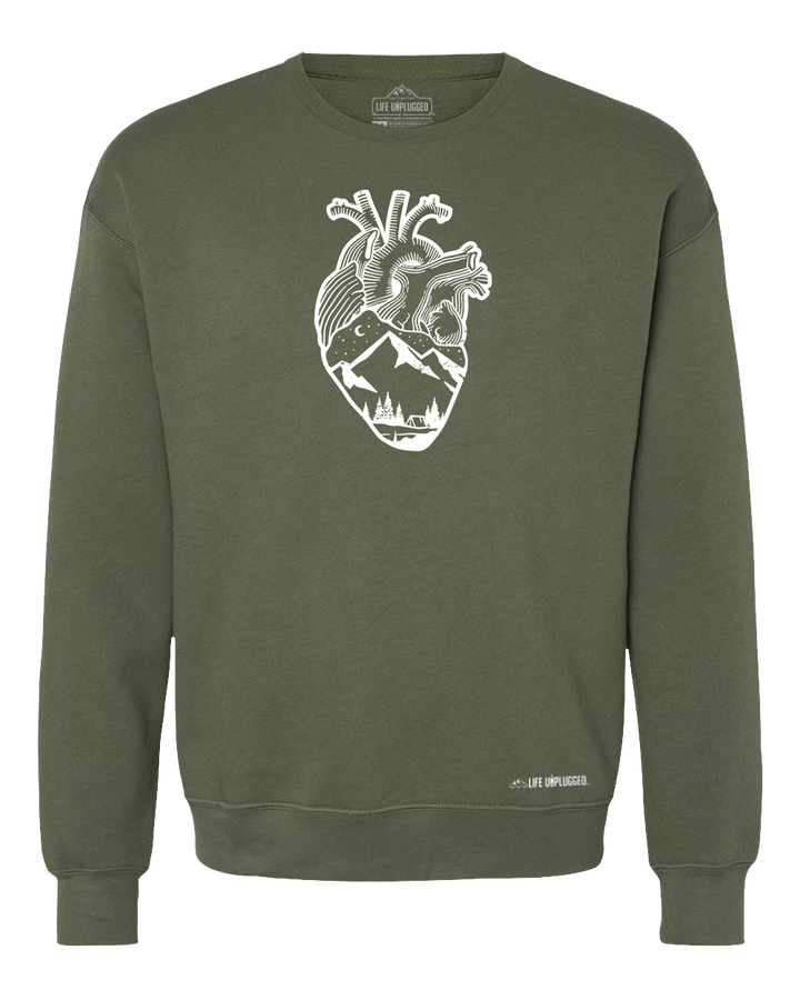 Anatomical Heart (Full Chest) Midweight Super Soft Crewneck Sweatshirt