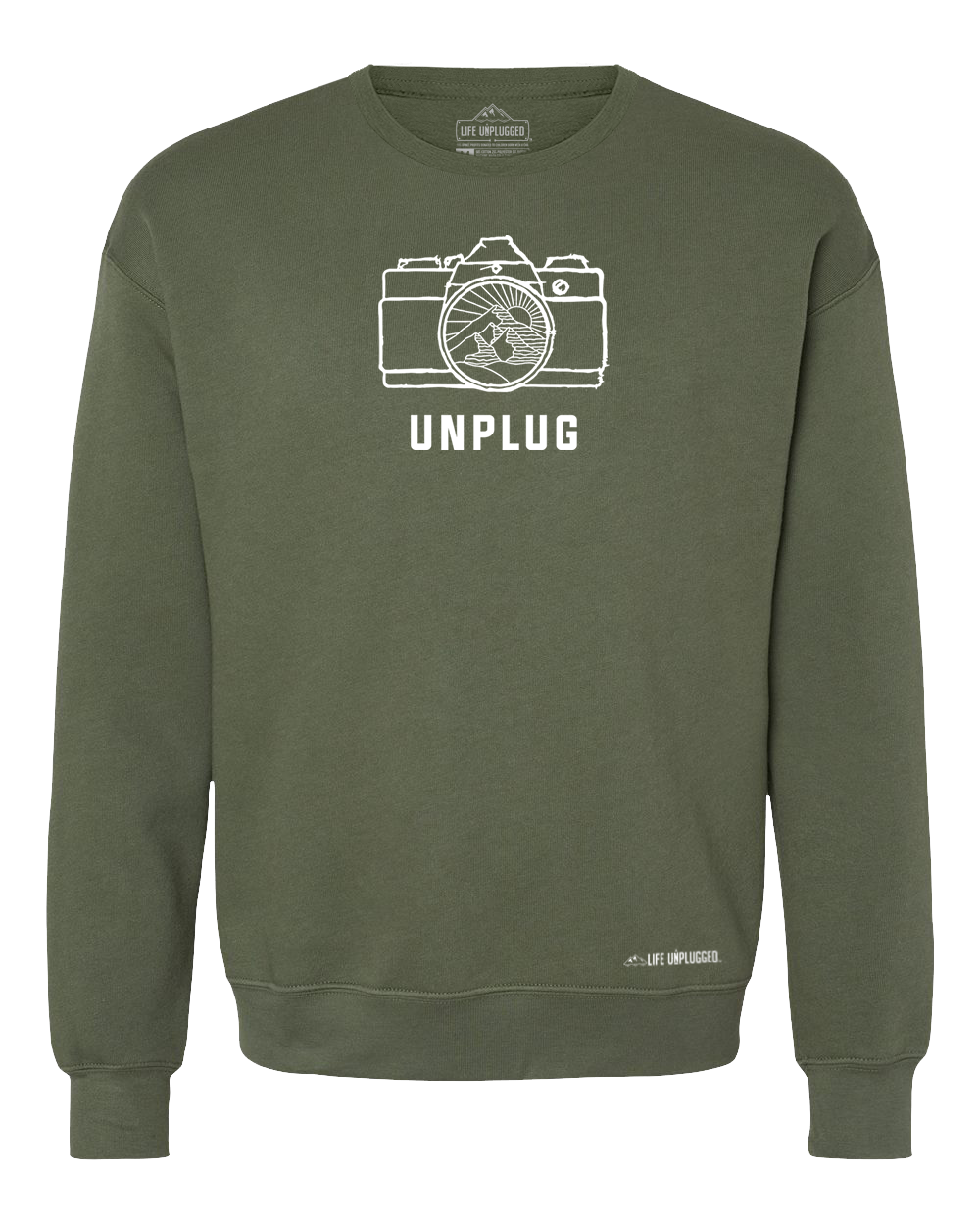 Camera Mountain Lens Midweight Super Soft Crewneck Sweatshirt