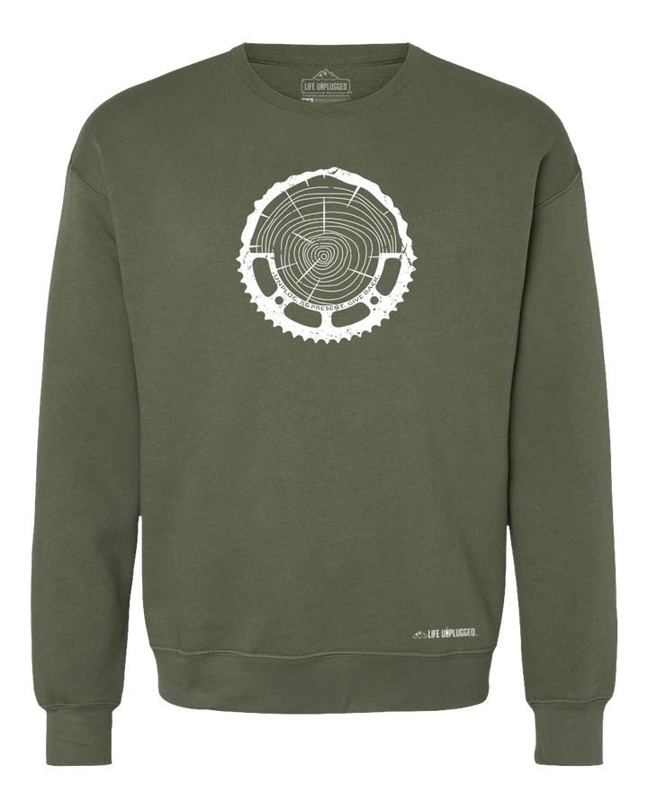 Tree Rings Chainring Midweight Super Soft Crewneck Sweatshirt