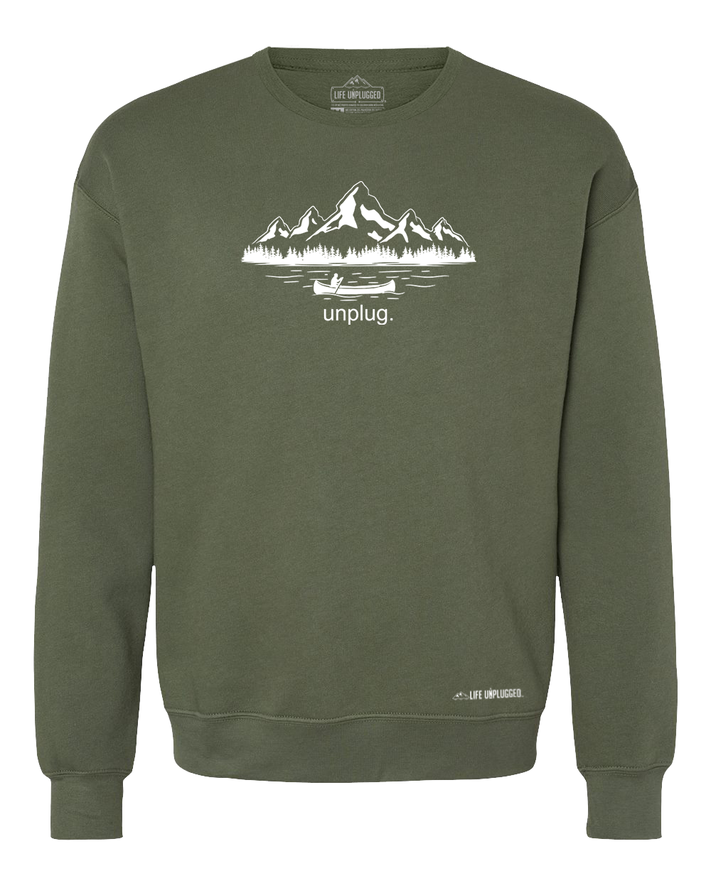 Canoeing In The Mountains Midweight Super Soft Crewneck Sweatshirt