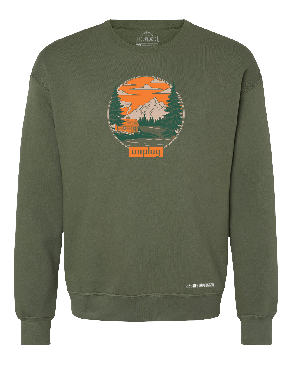 LIMITED DROP! Rustic Mountain Retreat Midweight Super Soft Crewneck Sweatshirt