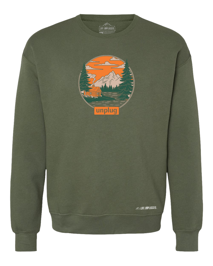 LIMITED DROP! Rustic Mountain Retreat Midweight Super Soft Crewneck Sweatshirt