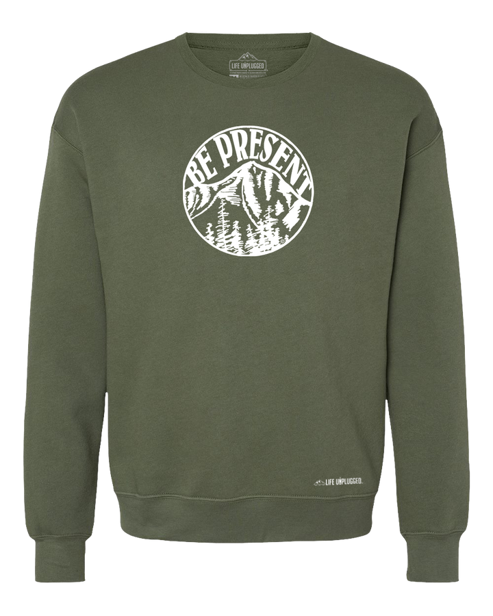 Be Present Mountain Midweight Super Soft Crewneck Sweatshirt