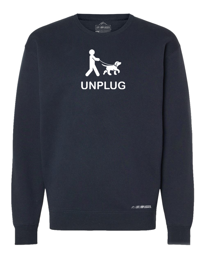 Dog Walking Heavyweight Crewneck Sweatshirt