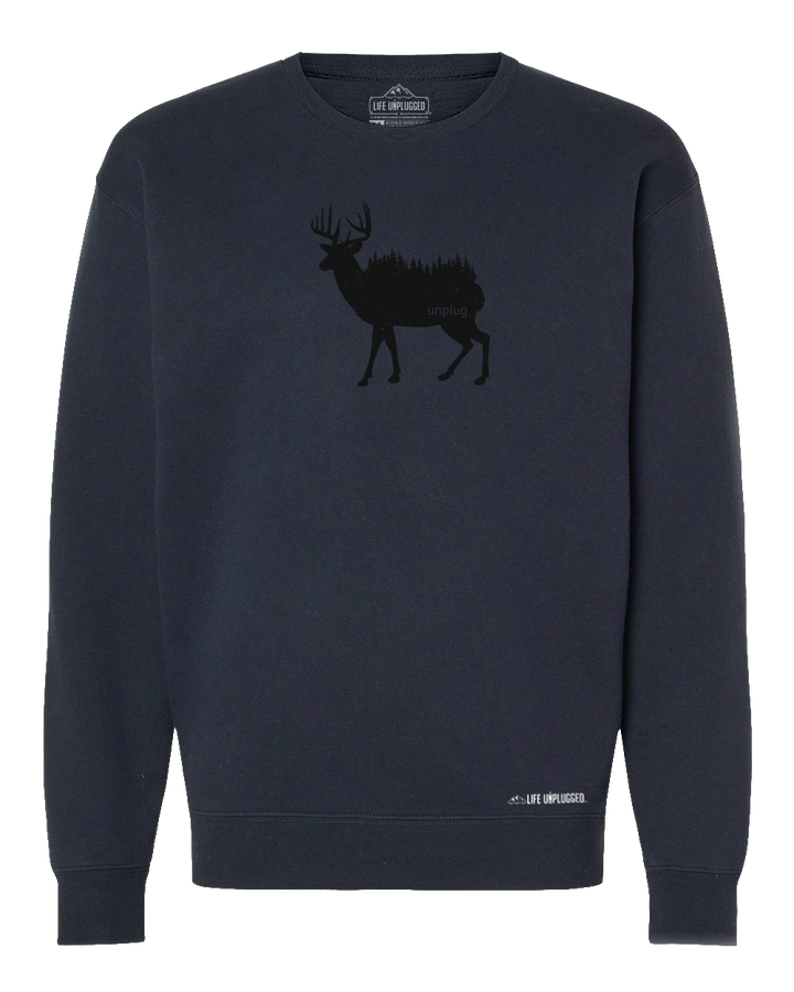 Deer In The Trees Heavyweight Crewneck Sweatshirt