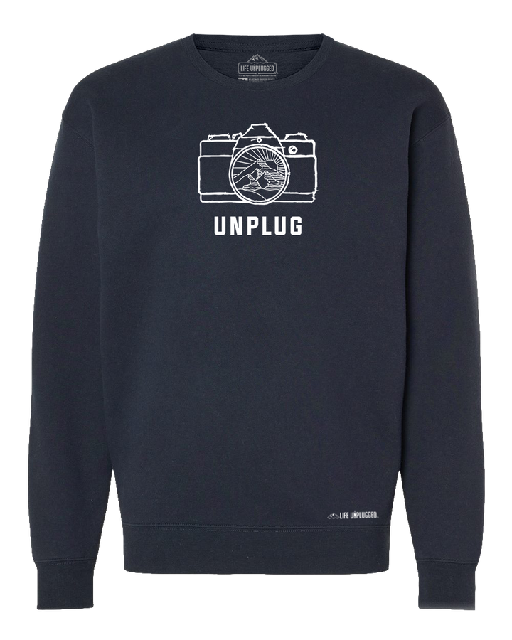 Camera Mountain Lens Heavyweight Crewneck Sweatshirt