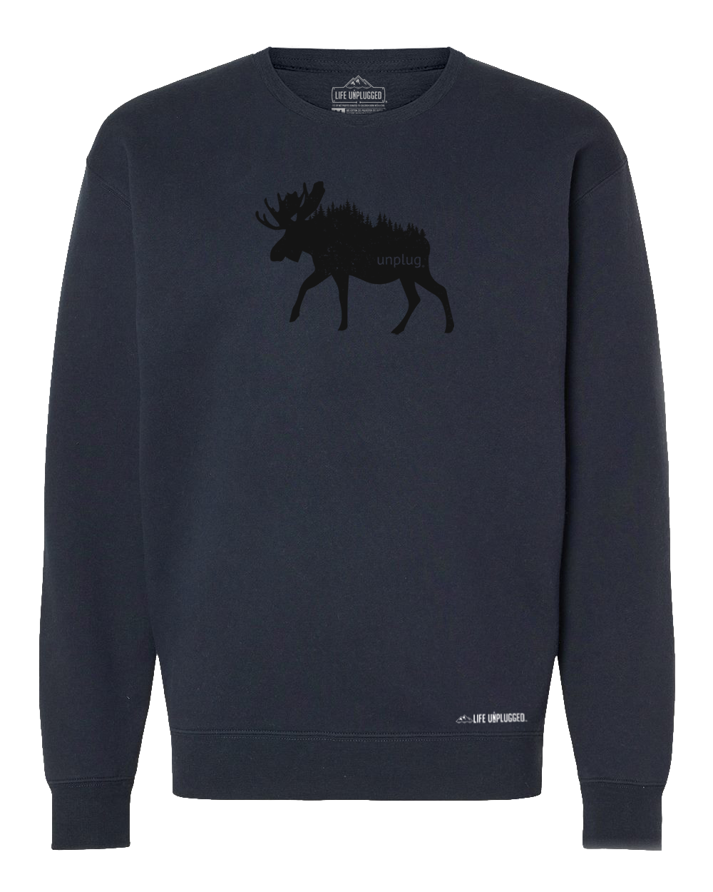 Moose In The Trees Heavyweight Crewneck Sweatshirt