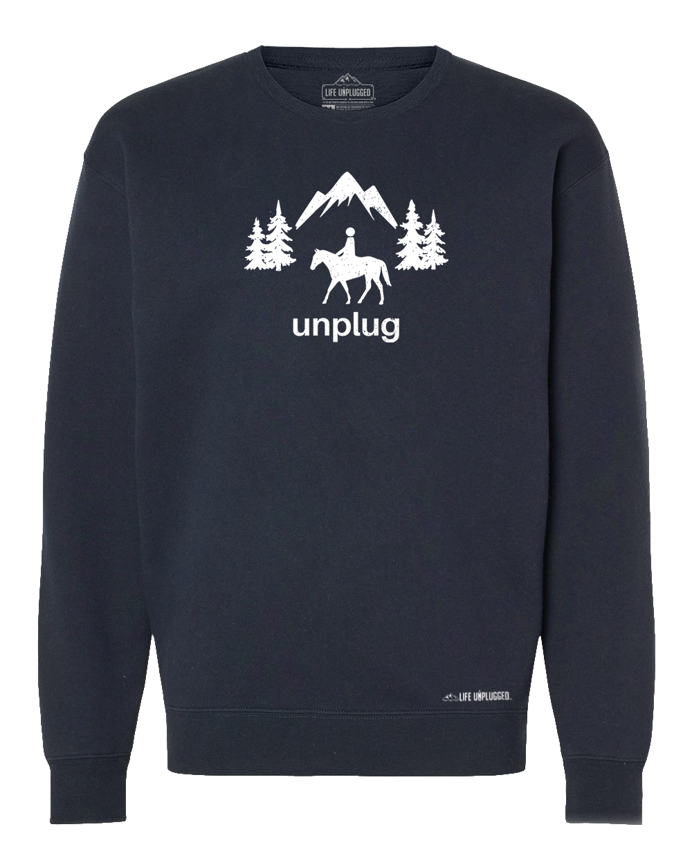 Horseback Riding Heavyweight Crewneck Sweatshirt