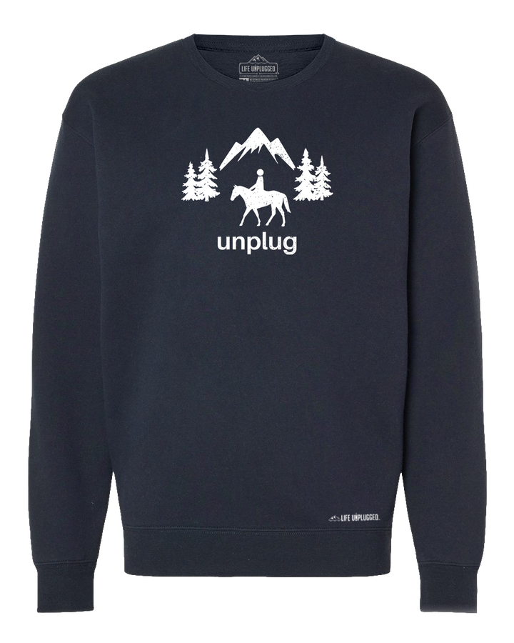 Horseback Riding Heavyweight Crewneck Sweatshirt