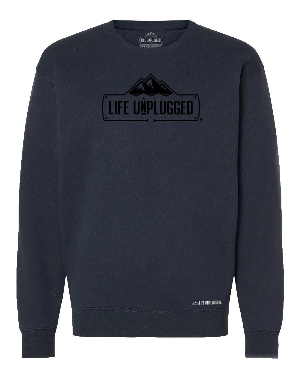 Life Unplugged Logo Heavyweight Crewneck Sweatshirt