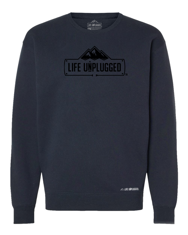 Life Unplugged Logo Heavyweight Crewneck Sweatshirt