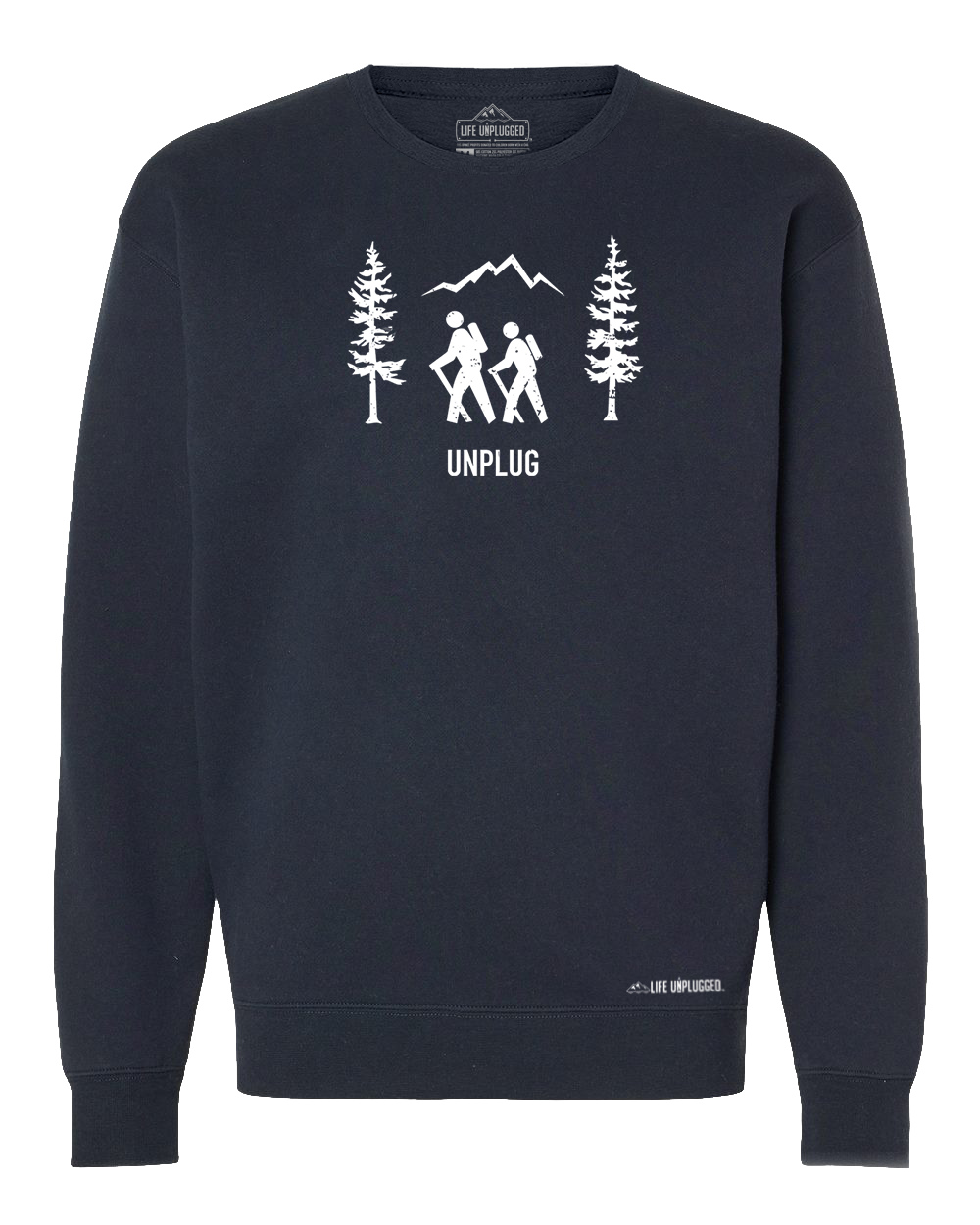 Hiking Scene Heavyweight Crewneck Sweatshirt