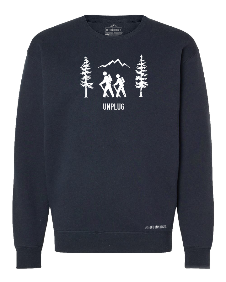 Hiking Scene Heavyweight Crewneck Sweatshirt