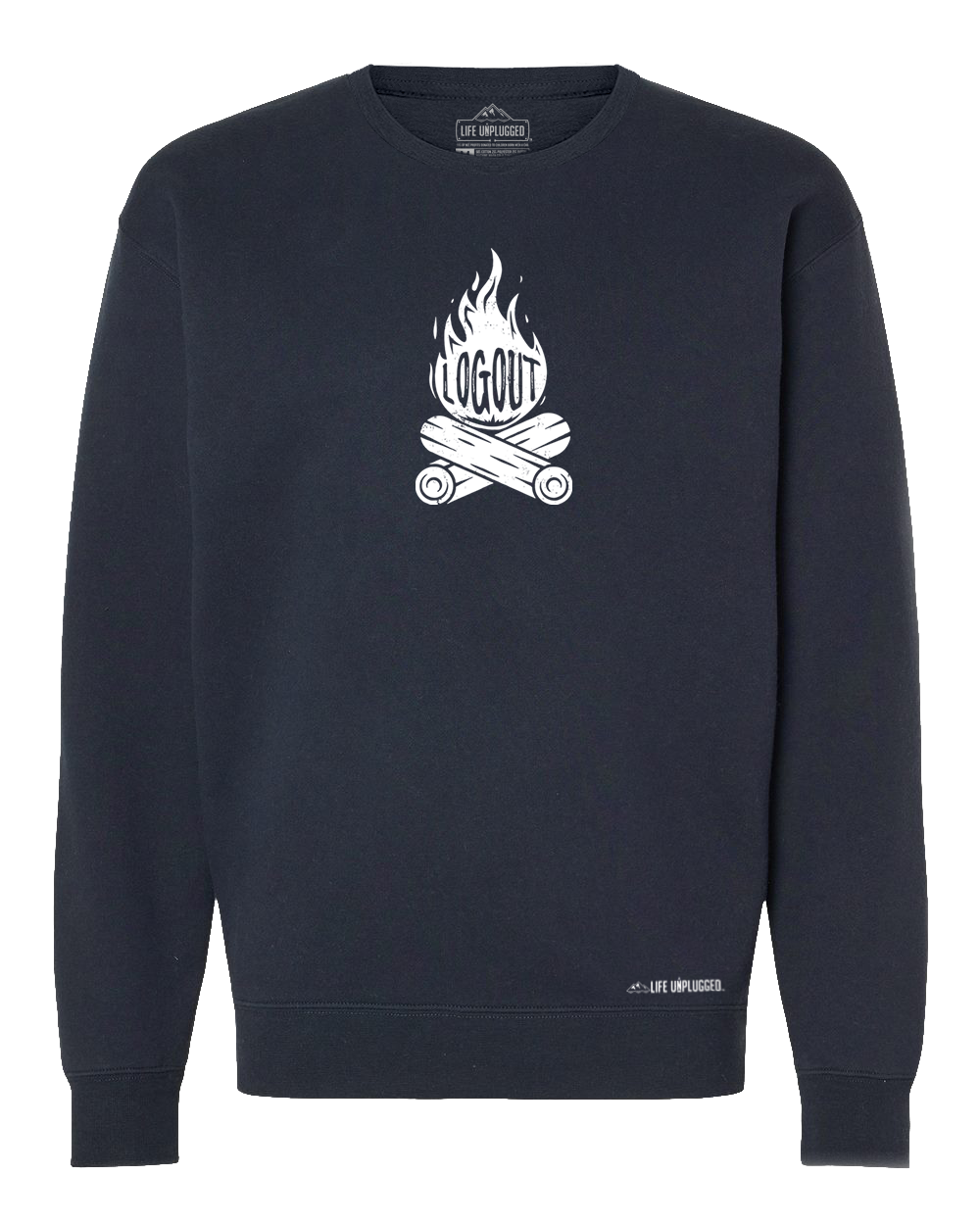 Log Out Campfire Heavyweight Crewneck Sweatshirt