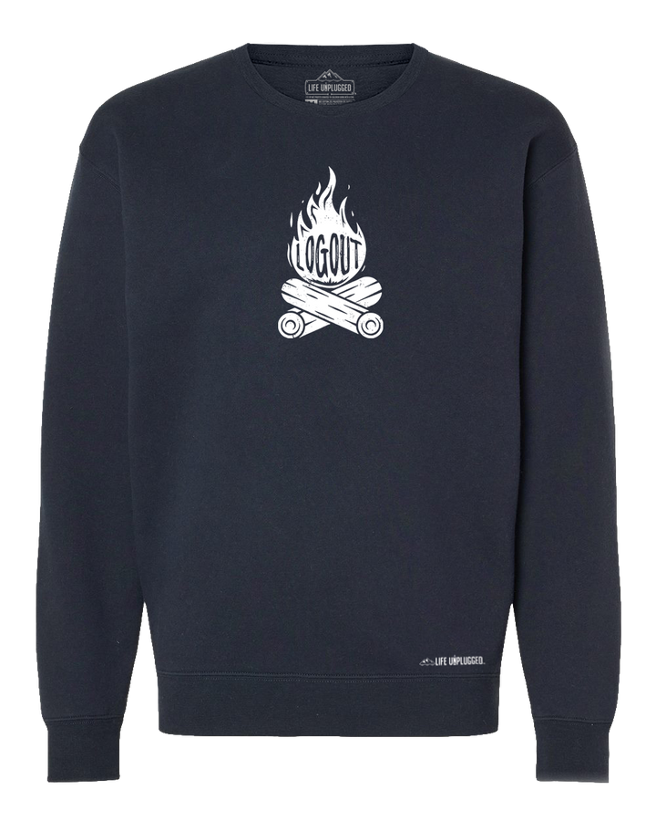 Log Out Campfire Heavyweight Crewneck Sweatshirt