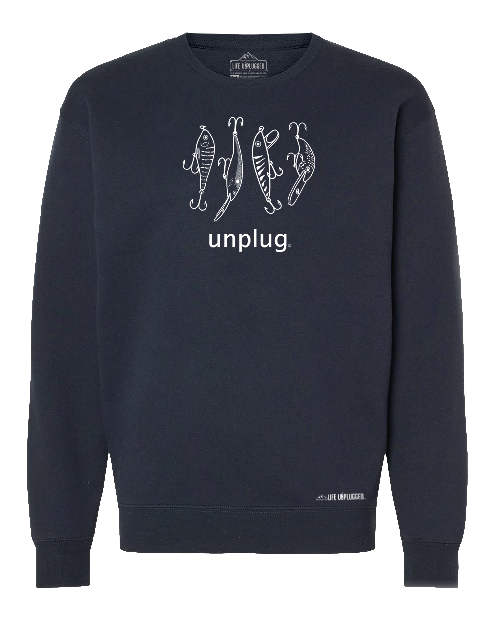 Fishing Lures Heavyweight Crewneck Sweatshirt