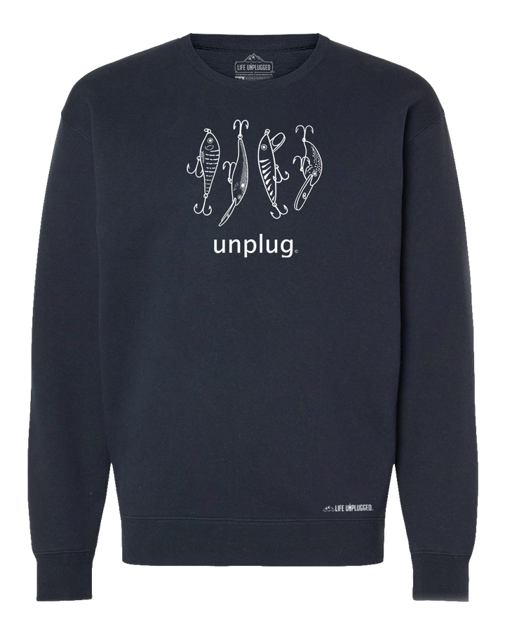 Fishing Lures Heavyweight Crewneck Sweatshirt