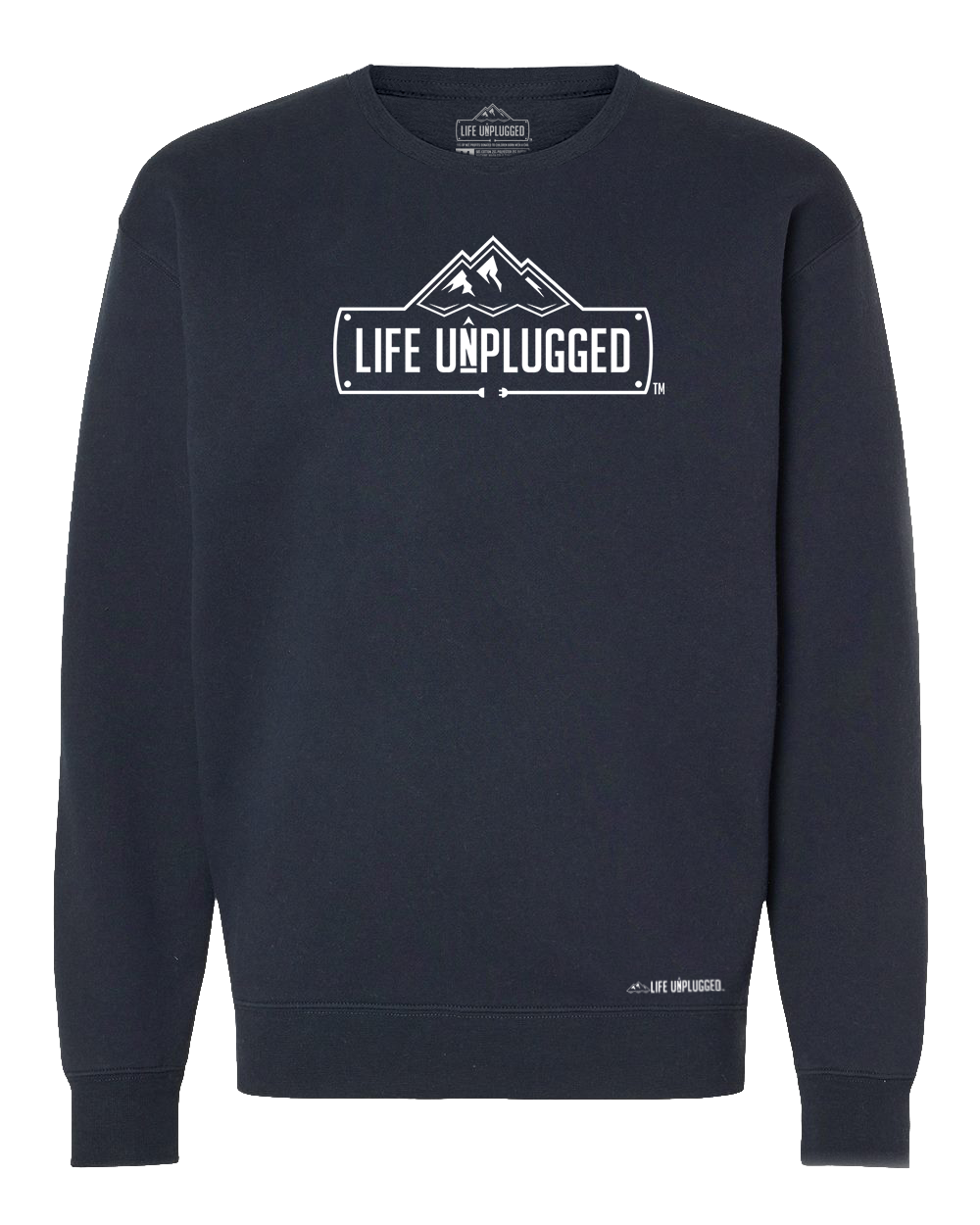 Life Unplugged Logo Heavyweight Crewneck Sweatshirt