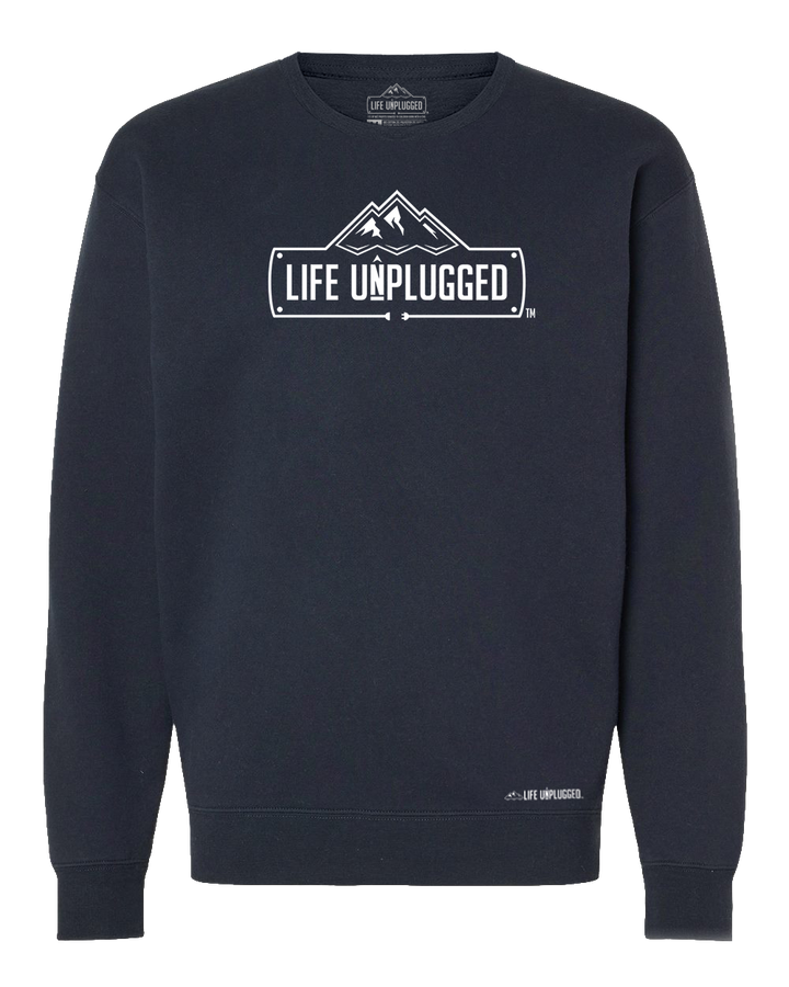 Life Unplugged Logo Heavyweight Crewneck Sweatshirt