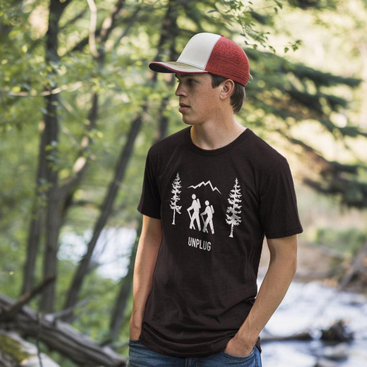 Hiking Scene Triblend T-Shirt