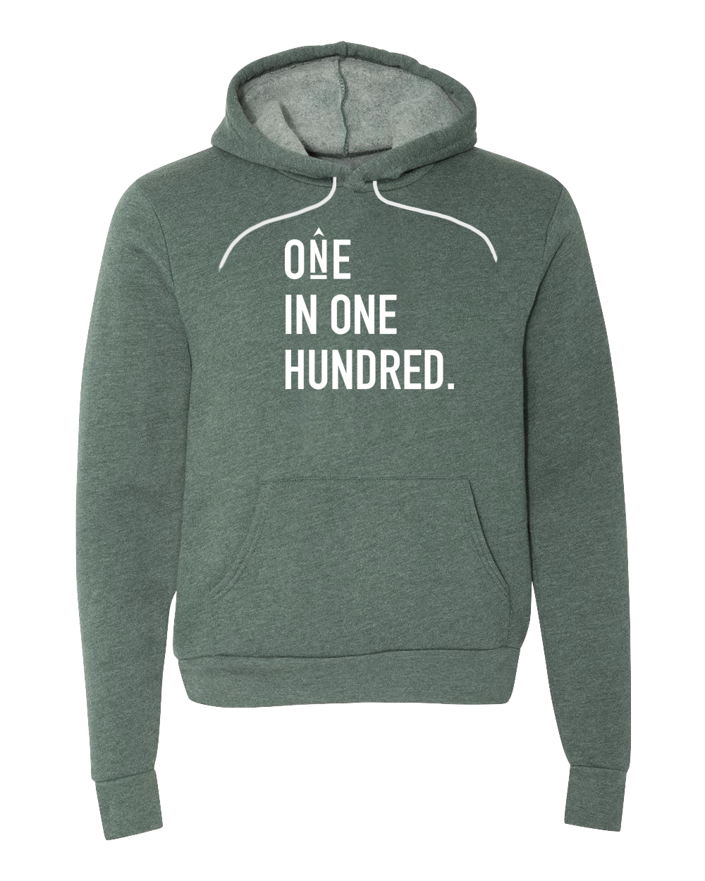 One in One Hundred Stacked Premium Super Soft Hooded Sweatshirt - The Wanderheart Project